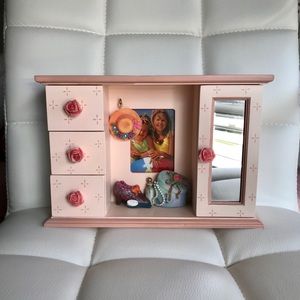 Baby Pink Jewelry Box with Built in Pic Frame🎀